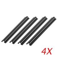 Car 4pcs/set  Interior Cable Line Sleeve Protector Universal Hidden Wire Cover Clips Data Cable Organizer Clamp Accessories gray
