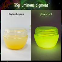 Neono Švytėjimo Rankomis Dažomi Fluorescenciniai Dažai – Ryškūs, Vandens Pagrindo, Šviečiantys Pigmentai „Pasidaryk Pats“ Grafiti ir Šventės Dekoravimui 35g white