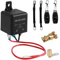12V 200A Remote Battery Disconnect Switch Anti-Theft Remote Control Kill Car Battery Remote Control Switch for Car Truck RV