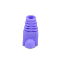 Apsauginė guminė įvorė 6 mm Cat5 RJ45 tinklo kabelio krištolinei galvutei 1 piece violetinė