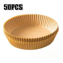 Air Fryer Disposable Paper Non-Stick Airfryer Baking Papers Round Air-Fryer Paper Liners Paper Barbecue Kitchen Accessories