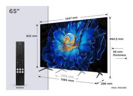 TCL C69KS 65C69KS TV 165.1 cm (65") 4K Ultra HD išmanusis TV Wi-Fi Metalinis