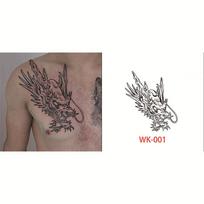 Žolelių didelių gėlių rankų sulčių tatuiruotės lipdukas, laipsniškas pokytis, neatspindintis, pusiau nuolatinis, atsparus vėjui, vyriška, tamsi gėlė ranka, moteriška, vandeniui 23*15CM