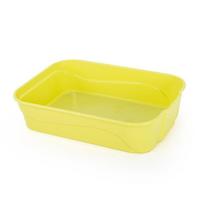 Kitten Litter Box: Semi-Enclosed, High-Sided, Anti-Splash Cat Toilet Litter Box mėtų žalios spalvos