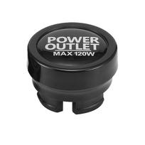 Universal Lighter Plug Cover Car Socket Plug Covers Lighter Dust Plugs Lighter Hollow Design Vehicle Accessories For Trucks SUVs gray