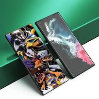 Digital Monster Digimon Black Silicone Phone Case For Samsung Galaxy S23 S21 S20 FE S24 S22 Ultra S10E S10 S9 S8 Plus Samsung S23 Ultra