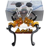 Universal 16mm 17.5mm 19mm Adelin PX1 motorcycle brake clutch pump master cylinder lever handle For Yamaha Kawasaki Suzuki gray