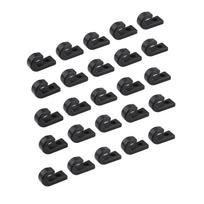 25 vnt. J formos kabliukai Juodi nailoniniai tvirtinimo kabliukai baidarei Bungee laido baidarėms Valtims Priedas gray