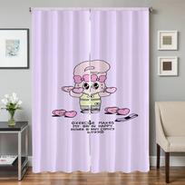 Window Kitchen Curtains for Living Room 2 Pieces Blackout Curtains Door Curtain Kawaii Rabbit Partition Bedroom Decoration Shade W50xH70cmx2pcs-CL
