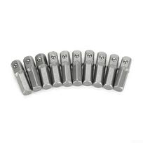 Socket Adapter Set Converter 1/4  Hex To 1/4  Square Drive Quick Change
