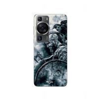 Coque Huawei P60 vikings ragnar lothbrok bouclier corbeau Maniacase