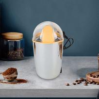 Electric Coffee Grinder Bean Adjustable Setting Strong Power Grain white