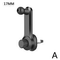Car Air Vent Mount Extension Hook 360 Degree Rotation Universal 17/15/13mm Ball Head Suitable With Mobile Phone Magnetic Holder
