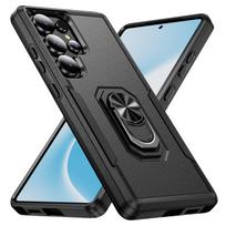 Anti-Falling Black Case for Samsung Galaxy S25 Ultra S23 Plus S22 S24 FE A16 A15 A14 A55 A56 A54 A36 A35 Shockproof Stand Bag for Galaxy S25 juoda