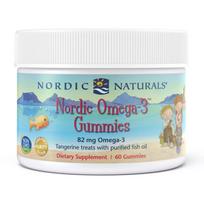 Nordic Omega-3 Gummies 82 mg EPA/DHA 68 Tangerine Taste, 60 Gummies
