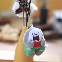 Cute Cute Little Shark Pendant Plush Toy Doll Little Shark Shark Fork Bag Hanging Decoration Keychain Doll Doll 10cm