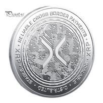 XRP Moneta Proginė Moneta Finansinių Inovacijų Simbolis XRP Ethereum Moneta Pabrėžianti Pagrindines Skaitmenines Monetas Dovana Entuziastams Švietėjiška 1pc sidabras