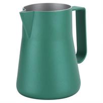 Stainless Steel Milk Frothing Pitcher Milk Coffee Latte Art Jug Cup for Home Coffee UseGreen 350ml žalia