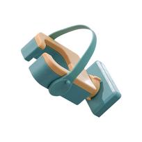 Hair Dryer Rack 180°Adjustable Foldable Air Blower Holder Wall Mounted Plastic Hair Blower Organizer žalia