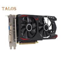 Computer Graphics Card Dual Fan Design PCI-E 128-bit Interface 4GB GDDR5 Universal Low Power GPU Gaming Video Card juoda