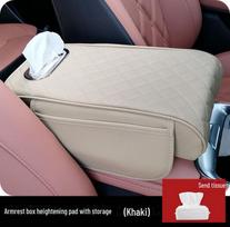Elevated Car Armrest Tissue and Storage Box