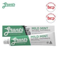 Granz dantų pasta be fluorido visai šeimai, 110g, 2 rūšys, pasirinkite 1 Fresh Mint white