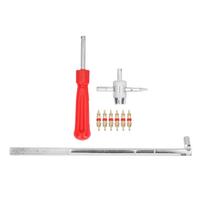 Tire Valve Stem Puller Installer Remover Repair Tool Set Kit for Car Bike Motorcycle