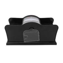 1‑2 Deck Manual Card Shuffler Poker Playing Card Casino Card Manual Shuffler ToolBlack juoda