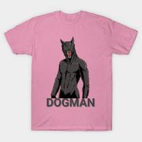 T Shirt Women Dogman Harajuku Print Kawaii Tshirt Summer Short Sleeve Female T-Shirt Top Tee S rožinė