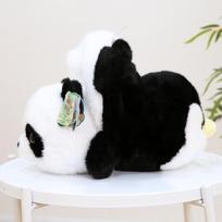 Red Panda Crouching Doll Flips and Transforms Into Simulated Giant Panda Doll, Raccoon Plush Toy, Penguin 15cm