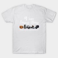 T Shirt Women Whats Your Super Power I Can Freeze Time Harajuku Print Kawaii Tshirt Summer Short Sleeve Female T-Shirt Top Tee S