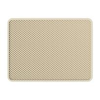 Cat Litter Mat Double Layer Waterproof Urine Proof Trapping Mat Easy to Clean Non-Slip Toilet Pad  Cat Scratch Pad Large Foot Pa 30cmX45cm šviesiai geltonos spalvos