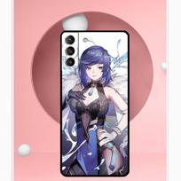 Genshin Impact Yelan Cover For Samsung Galaxy S23 S24 Ultra S8 S9 S10 S22 Plus Note 10 20 Ultra S20 S21 FE Case Galaxy S10 Plus white