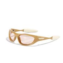 Unisex Cat-Eye akiniai nuo saulės dviračiams ir žygiams su apsauga nuo UV spindulių ir priekiniu stiklu