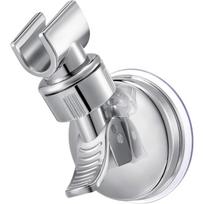 Shower Hand Held Holder Adjustable Suction Cup Shower Head Holder Universal Mounting Bracket Plastic ABS with Chrome Polished for Glass Ceramic, 2Pcs sidabras