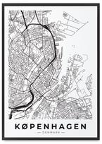 Plakatas žemėlapis miesto planas Kopenhaga 21x30 cm