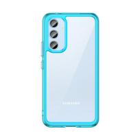 For Samsung Galaxy A54 Case Silicone Clear Border Shockproof TPU Capa Samsung A54 A14 A04S A34 A53 A73 A33 A23 Protector Cover A54 ežero mėlyna spalva