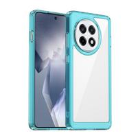 For OnePlus 13R Case For OnePlus 11R 12R 13R Cover Colorful Soft Edge Silicone Transparent Bumper For OnePlus 13R 12R 11R Fundas For OnePlus 12R ežero mėlyna spalva