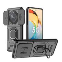 For Honor X9b 5G Case Shockproof Metal Magnetic Ring Armor Cover for Honer X9a X40 X50 X50i X 9b Slide Camera Phone Cases Fundas For  Honor X9b 5G juoda
