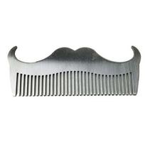 Goat Mustache Shape Stainless Steel Beard Grooming Shaping Comb Men Styling Tool sidabras