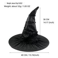 Halloween Costume Hats: Wizard, Magic, Witch, Pumpkin, Magician, and Lace Hats One Size