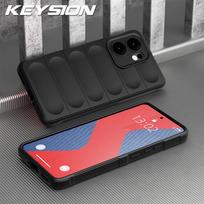 KEYSION Shockproof Matte Phone Case for OPPO Reno13 F 5G Anti-skid Soft Silicone Phone Back Cover for OPPO Reno 13F 5G for OPPO Reno13 F 5G juoda
