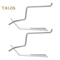 Kalakutienos kepimo grotelės, vištienos kepimo strypas ir kojų atramos rinkinys, nerūdijančio plieno kepsninės lazdelės sultingai traškiai vištienai 2pcs