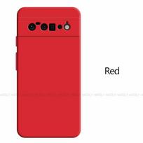For Google Pixel 6 Pro Case Google Pixel 6  ProCover Original Shockproof Liquid Silicone TPU Phone Back Cover Google Pixel 6 Pro Pixel 6 Pro raudona
