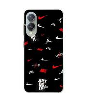 Case For Samsung Galaxy S25 Edge NIKE JORDAN WHITE RED black background Maniacase juoda