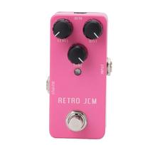 Mini Electric Guitar Effect Pedal Retro JCM Distortion True Bypass Effect Pedal DC9V pink