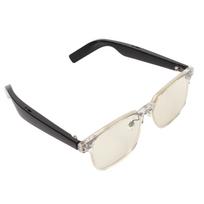 Bluetooth5.3 Smart Glasses Blue Light Blocking IPX4 Waterproof Handsfree Calling for Playing Music skaidri