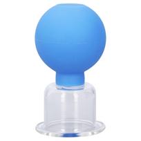 Facial Massage Cupping Cups Silicone Vacuum Cupping Comfortable for Tender Skin Beauty Care No 4 mėlyna