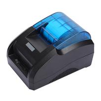 Terminis kvito spausdintuvas, skirtas Bluetooth Micro USB 203DPI, palaiko mobilųjį telefoną, kompiuterį 110–240 V US Plug blue