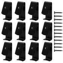 12pcs Terracotta Pot Hanger Flower Pot Clips Iron Pot Hanger Wall Hook with Screws Hold Wall Clay Pots, Hanging on Tree Wall for Outdoor Garden Plant 12pcs juoda